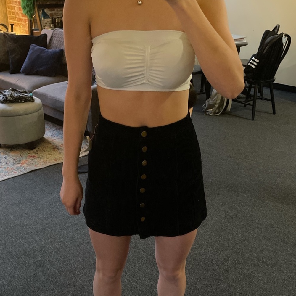 Charlotte Russe black corduroy skirt!